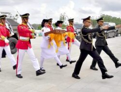 Tempuh Jarak 1.320 Kilometer, Duplikat Bendera Merah Putih dan Teks Proklamasi Tiba di Istana Negara IKN