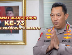 Kapolri Ucapkan Selamat Ultah ke Prabowo, Ini Doa dan Harapannya