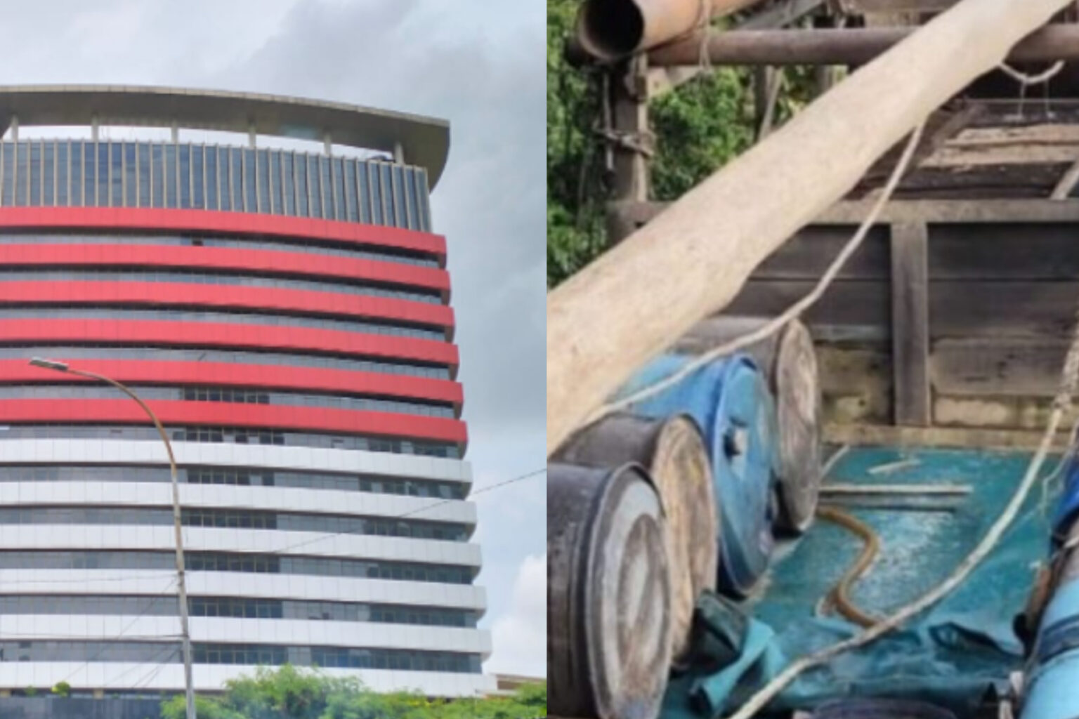 Pertambangan Emas Tanpa Izin (PETI) di sepanjang aliran Sungai Kapuas, Kalbar