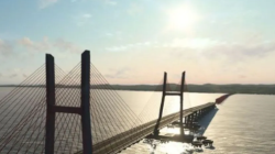 Proyek Jembatan Pulau Kalimantan-Pulau Laut Resmi Dimulai
