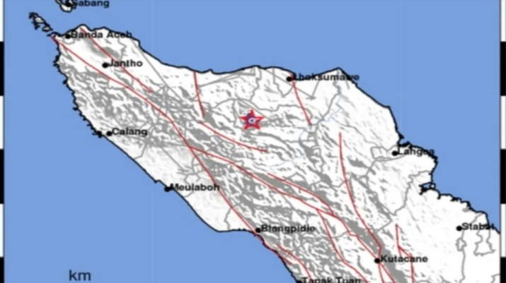 Aceh Diguncang 11 Kali Gempa, Gunung Bur Ni Telong Siaga