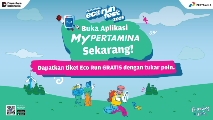 Tukar Poin MyPertamina untuk Tiket Gratis Eco RunFest